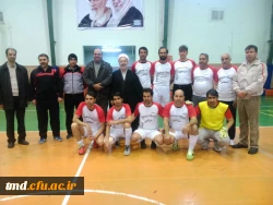 نایب قهرمانی تیم فوتسال کارکنان مرکز آموزش عالی دانشور