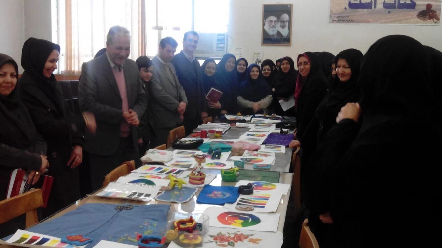 نمایشگاه سازه های هنری دانشجویان مقطع کارشناسی ناپیوسته ابتدائی