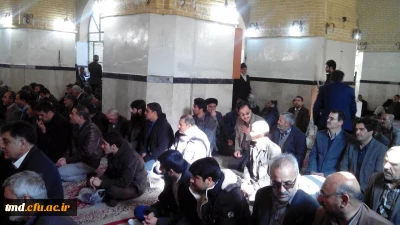 حضور کارکنان دانشگاه فرهنگیان واحد دانشور در مراسم ترحیم و یادبود آیت الله هاشمی رفسنجانی