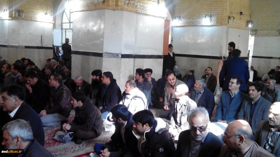 حضور کارکنان دانشگاه فرهنگیان واحد دانشور در مراسم ترحیم آیت الله هاشمی رفسنجانی