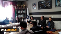 حضور جناب سرهنگ فدائیان رئیس پلیس فتا شهرستان نیشابور در مرکز دانشور