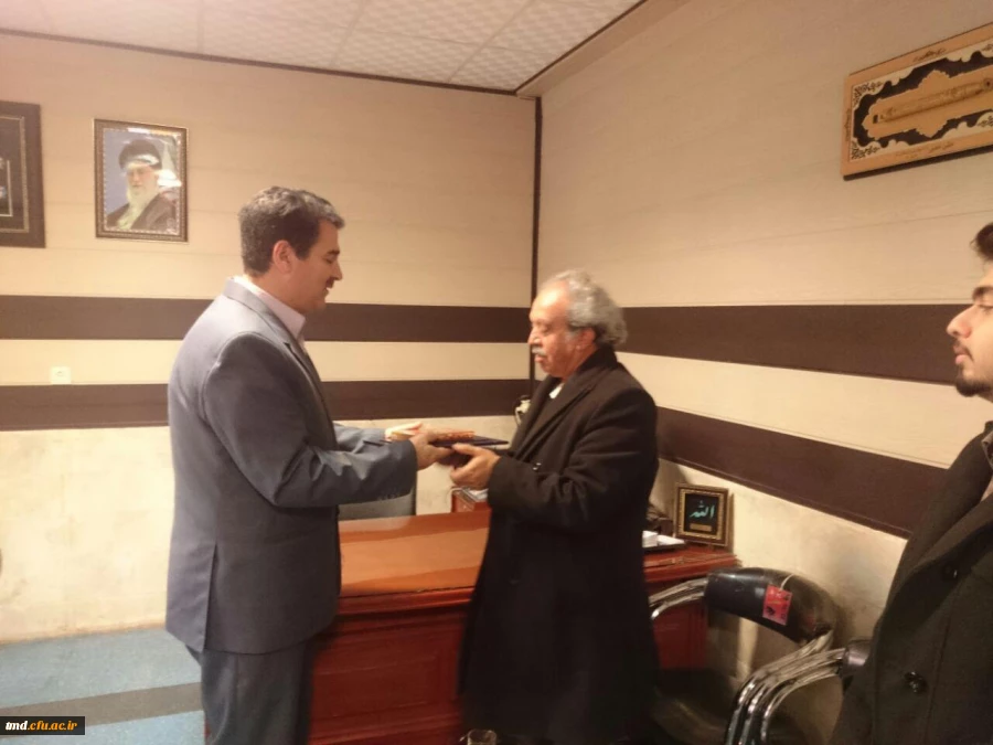 تقدیر از استاد سراجی