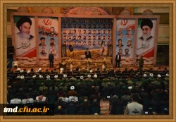 حضور همکاران و اساتید مرکز آموزش عالی دانشور در مراسم سالگرد شهید مدافع حرم شهید قاجاریان