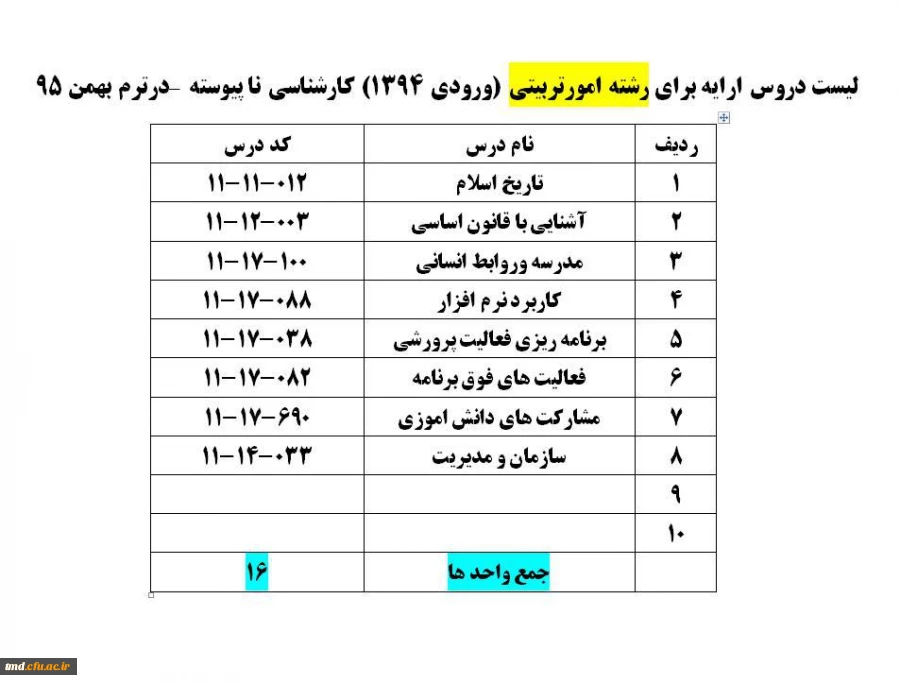 امورتربیتی