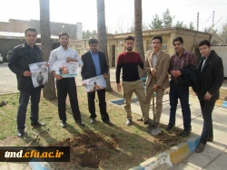 کاشت نهال مهر ... روز درختکاری مرکز دانشور نیشابور
