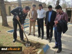 کاشت نهال مهر ... روز درختکاری مرکز دانشور نیشابور
