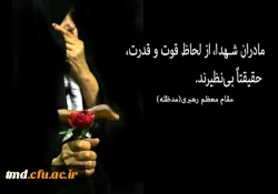 ۲۲ اسفند ماه روز تکریم مادران و همسران شهدا گرامی باد