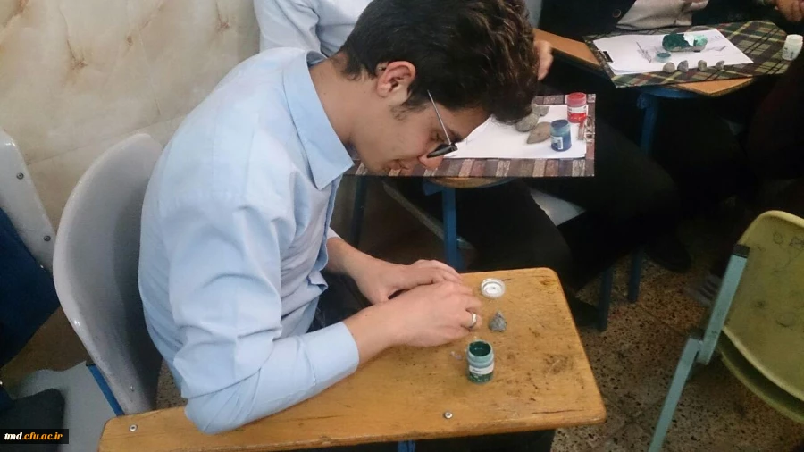 آموزش پرسپکتیو و نقاشی روی سنگ