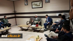 با حضور اعضای فعال در بسیج دانشجویی مرکز دانشور برگزار شد : 
جلسه شورای مرکزی بسیج با حضور حجت الاسلام عابدی  2