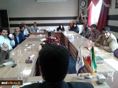 با حضور کارکنان مرکز دانشور نیشابور انجام شد : 
جلسه شورای اداری دانشگاه فرهنگیان واحد دانشور نیشابور