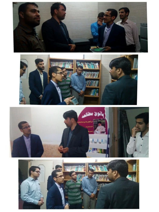 با حضور جناب آقای باادب مسئول بسیج دانشجویی استان خراسان رضوی انجام شد : 
افتتاح کتابخانه و کانون مطالعه وتفکر بسیج دانشجویی واحد دانشور نیشابور