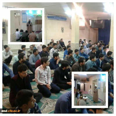 با حضور دکتر مجتبوی و حجت الاسلام میرزایی انجام شد : 
نشست صمیمی با دانشجویان مرکز دانشور