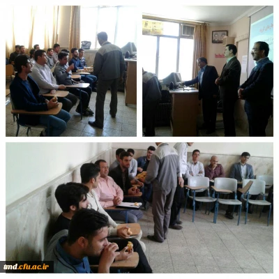 همزمان با میلاد سید الشهدا (ع) و اعیاد شعبانیه صورت پذیرفت : 
حضور دکتر رئوفیان در کلاسهای درس و توزیع شیریتی بین اساتید و دانشجویان