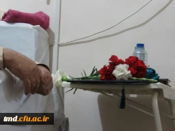 دیدار دانشجویا ن مرکز دانشور با جانباز سرافراز دفاع مقدس حاج سید علیرضا رضوی