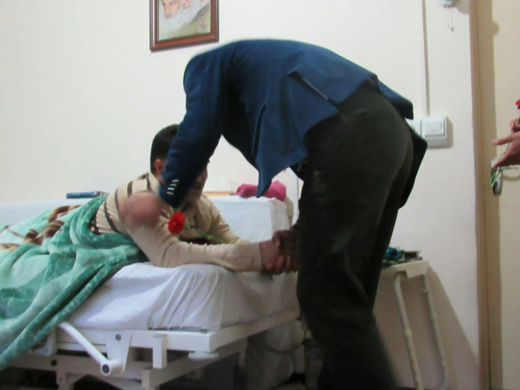 دیدار دانشجویا ن مرکز دانشور با جانباز سرافراز دفاع مقدس حاج سید علیرضا رضوی