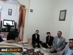 دیدار دانشجویا ن مرکز دانشور با جانباز سرافراز دفاع مقدس حاج سید علیرضا رضوی