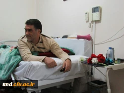 دیدار دانشجویا ن مرکز دانشور با جانباز سرافراز دفاع مقدس حاج سید علیرضا رضوی