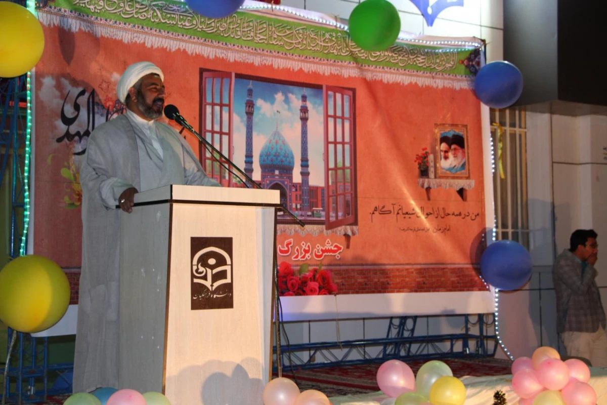 با حضور مسئول محترم نهاد مقام معظم رهبری در دانشگاه فرهنگیان خراسان رضوی انجام شد : 
مراسم جشن بزرگ نیمه شعبان  11