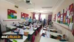 بازدید دانشجویان از مدرسه هیئت امنایی بهاره سلیمی نیشابور 4