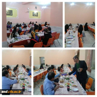 برگزاری ضیافت افطاری ویژه خانواده محترم کارکنان واحد دانشور نیشابور