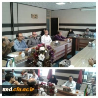 جلسه شورای اداری  دانشگاه فرهنگیان واحد دانشور نیشابور