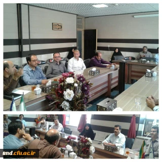 جلسه شورای اداری و هماهنگی در خصوص برگزاری امتحانات پایان ترم