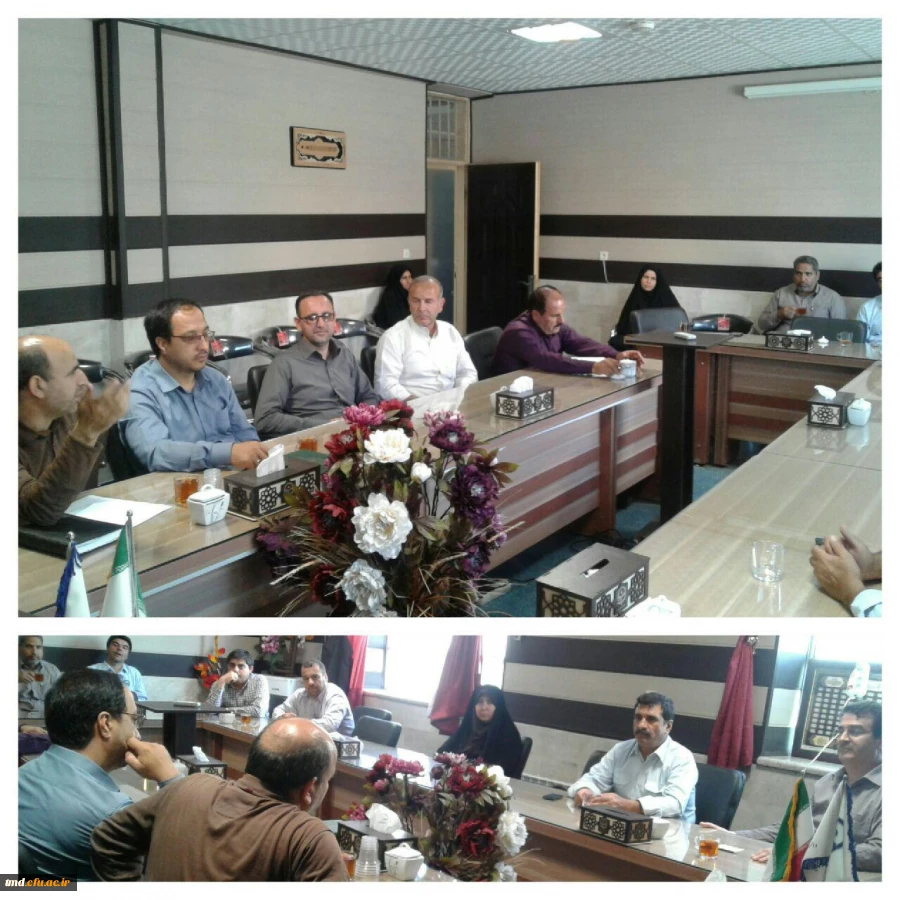 جلسه شورای اداری  دانشگاه فرهنگیان واحد دانشور نیشابور