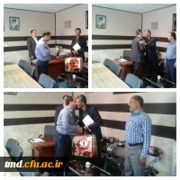 تجلیل از آزاده سرافراز مرکزدانشور آقای سجادی مقدم