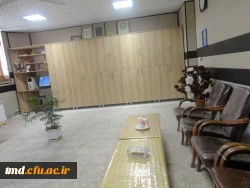 بهسازی اتاق مدرسین و هیئت علمی دانشگاه فرهنگیان واحد دانشور نیشابور