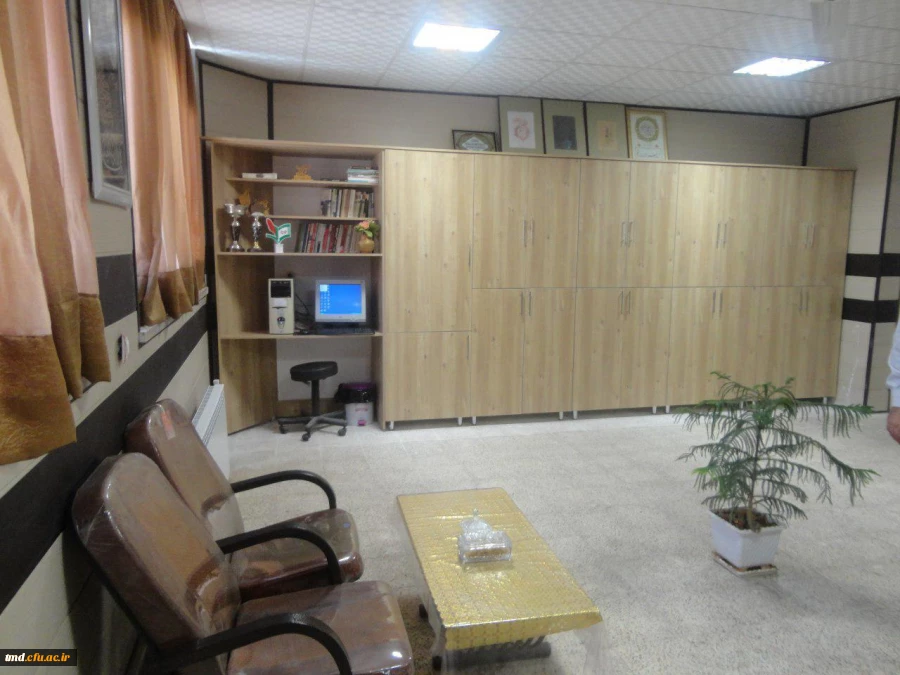 بهسازی اتاق مدرسین و هیئت علمی دانشگاه فرهنگیان واحد دانشور نیشابور