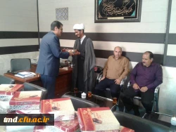 همزمان با روز میلاد مسعود امام هادی (علیه السلام ) و در آستانه عید الله الاکبر انجام شد : 
اهدای گل و شیرینی به کارکنان دانشگاه فرهنگیان واحد دانشور نیشابور 4