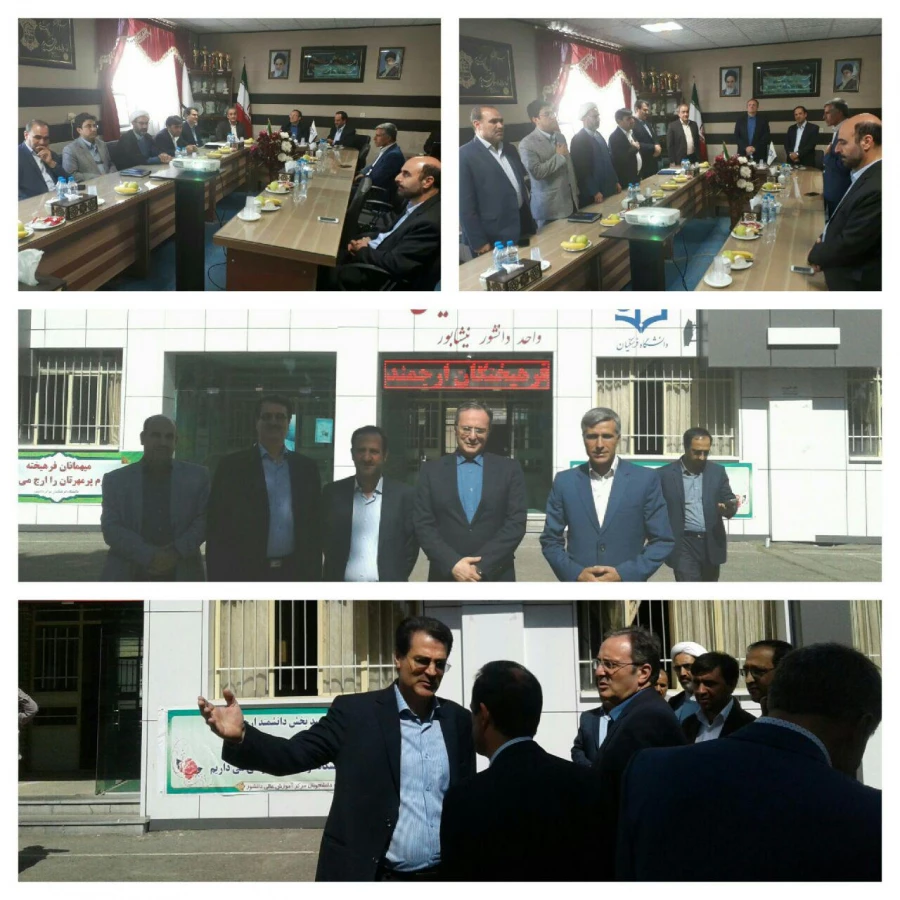 بازدید دکتر مهر محمدی از واحد دانشور نیشابور