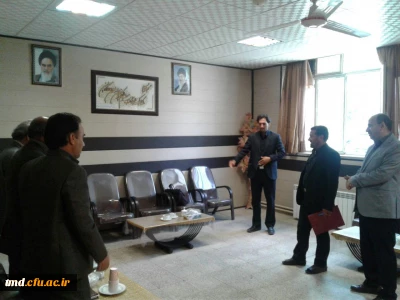 با حضور کارشناسان نظارت و ارزیابی آقای دکتر مشکاتی و هیئت همراه برگزار شد : 
بازدید طرح مهرماه از کلاسها و فضای داخلی دانشگاه فرهنگیان واحد دانشور (پروژه مهر)