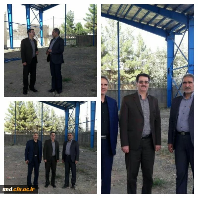 با حضور معاون عمرانی فرمانداری نیشابور برگزار شد : 
بازدید از روند پیشرفت پروژه سالن ورزشی واحد دانشور نیشابور