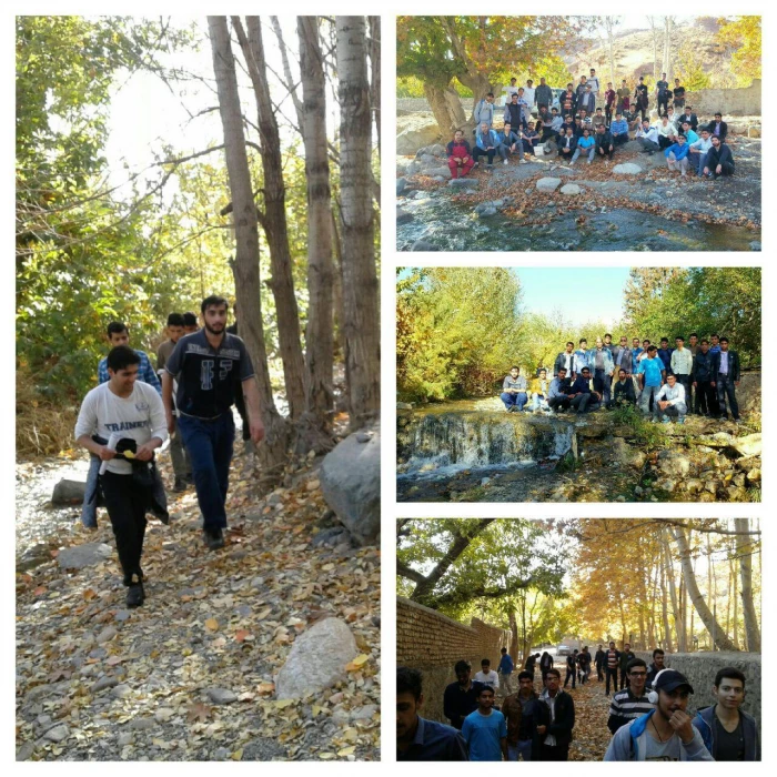 با حضور گرم و پر شور دانشجویان برگزار شد : 
بازدید از طبیعت زیبای پاییزی ییلاق رود شهرستان نیشابور