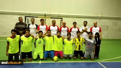 در هفته تربیت بدنی و ورزش انجام شد : 
دیدار دوستان فوتسال بین کارکنان و دانشجویان دانشگاه فرهنگیان واحد دانشور نیشابور