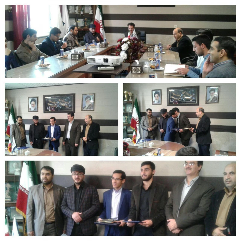 مراسم تکریم و معارفه مسئولین بسیج دانشجویی