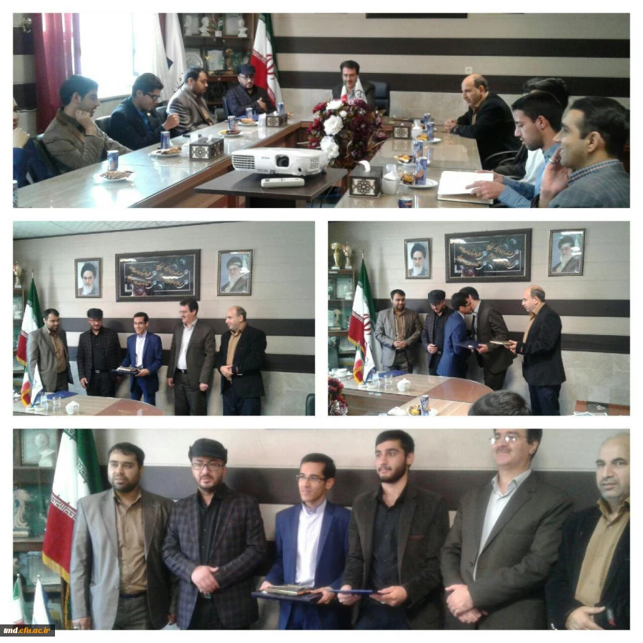 مراسم تکریم و معارفه مسئولین بسیج دانشجویی