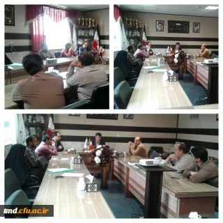 با حضور اعضای کمیته پدافند غیر عامل برگزار شد : 
دومین جلسه کمیته پدافند غیر عامل واحد دانشور نیشابور