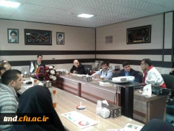 با حضور کارشناس هلال احمر انجام شد : 
کارگاه آموزشی مدیریت بحران و امادگی در مقابل حوادث غیر مترقبه ویژه کارکنان واحد دانشور 2