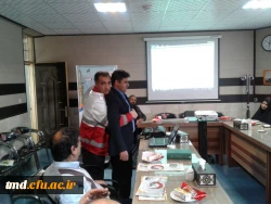 با حضور کارشناس هلال احمر انجام شد : 
کارگاه آموزشی مدیریت بحران و امادگی در مقابل حوادث غیر مترقبه ویژه کارکنان واحد دانشور 6