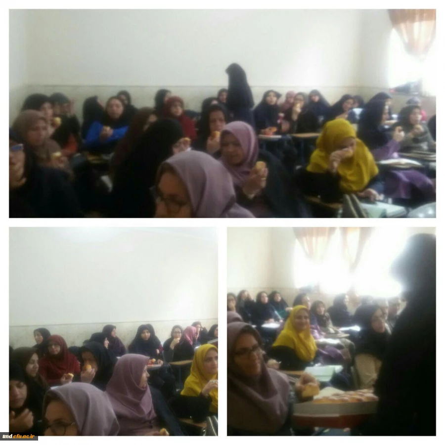 همزمان با میلاد فرخنده صدیقه کبری حضرت زهرا (سلام الله علیها) انجام شد :
پخش شیرینی و تبریک این عید فرخنده به دانشجویان و کارکنان واحد دانشور
 2