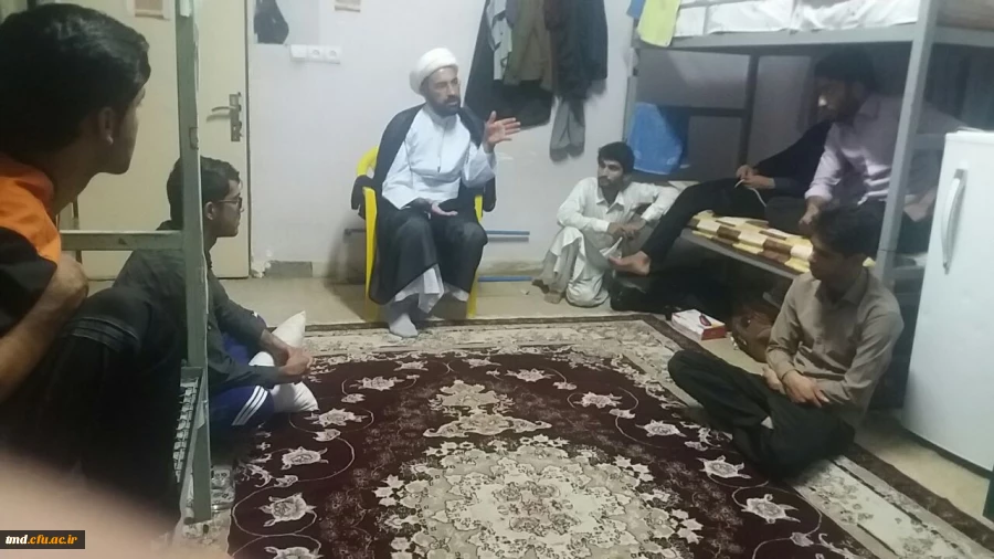 حضور حجت الاسلام نعیم آبادی از اساتید حوزه و دانشگاه در واحد دانشور  2