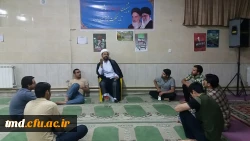 حضور حجت الاسلام نعیم آبادی از اساتید حوزه و دانشگاه در واحد دانشور  4