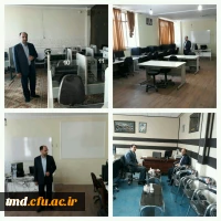 بازدید مهندس رضایی از واحد دانشور نیشابور