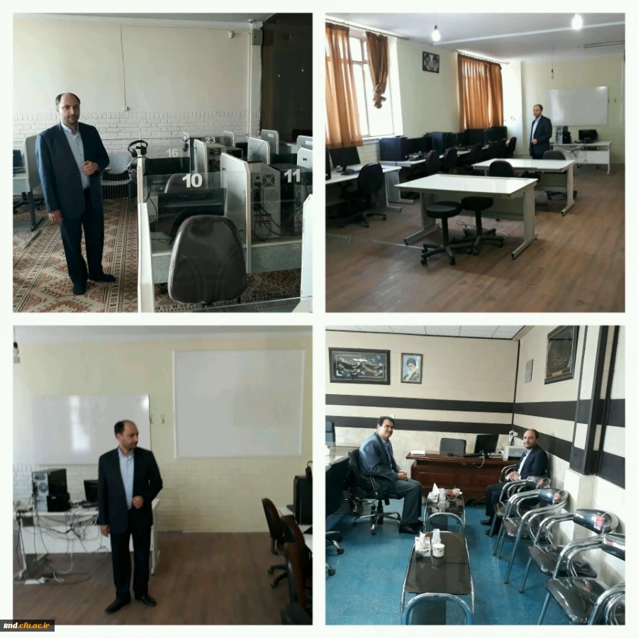 بازدید مهندس رضایی از واحد دانشور نیشابور