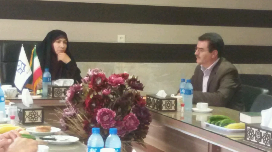 بازدید سرکارخانم چنارانی از واحد دانشور نیشابور