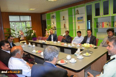 دیدار سرپرست دانشگاه فرهنگیان با فرمانده جدید نیروی انتظامی شهرستان نیشابور