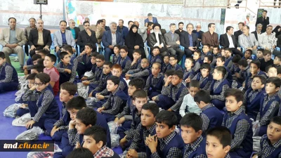 با حضور مسئولین شهرستان نیشابور برگزار شد : 
آئین نواختن زنگ سال تحصیلی جدید با عنوان مهر حسینی در مدرسه ابتدائی امام حسین (ع)