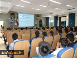 با حضور سرپرست پردیسها و مراکز استان خراسان رضوی آقای دکتر نیری انجام شد 
آیین مراسم آغازین سال تحصیلی جدید و استقبال از دانشجویان جدیدالورود 3